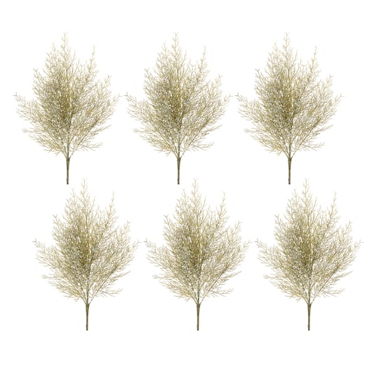Glittered Green Cedar Sprays, 6ct. By Melrose | 27.5" | Michaels®